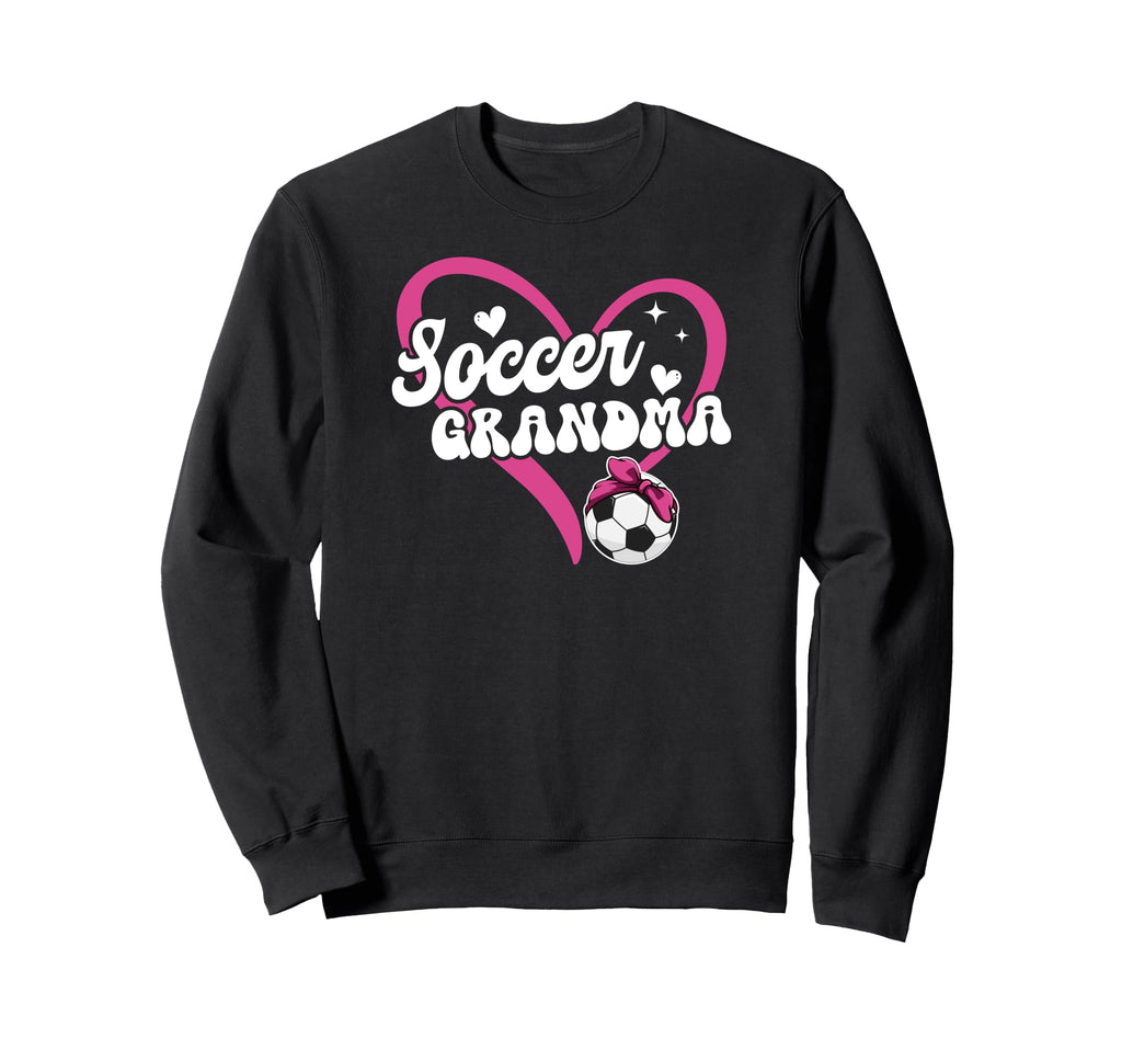 Soccer Grandma Heart Grandma Soccer Sweatshirt - Unique Graphic for Adults - T-Shirt, Sweatshirt, Hoodie