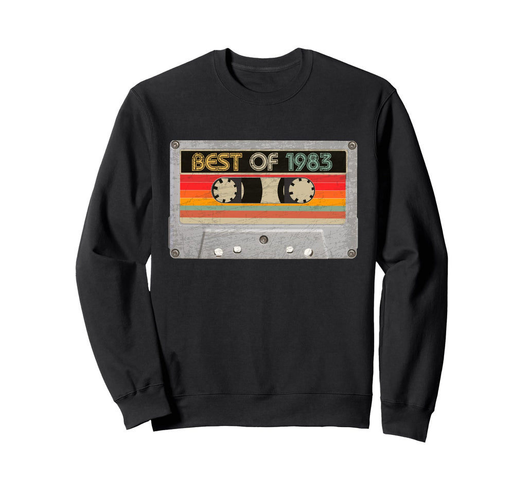 Best 1983 43Rd Birthday Cassette Tape Sweatshirt - Graphic Print Unisex - T-Shirt, Sweatshirt, Hoodie