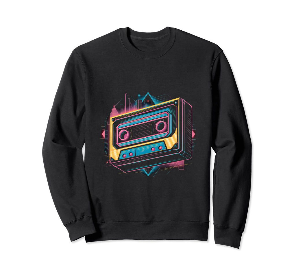 Cassette Tape Sweatshirt - Unique Graphic Men Women - T-Shirt, Sweatshirt, Hoodie