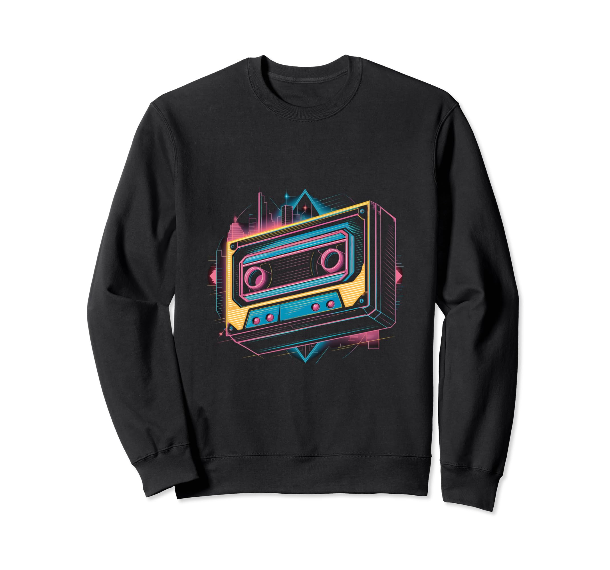 Cassette Tape Sweatshirt - Unique Graphic Men Women - T-Shirt, Sweatshirt, Hoodie