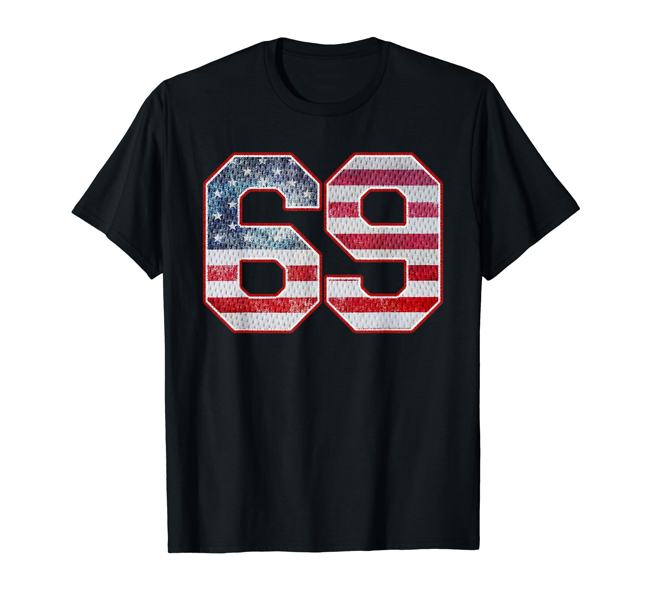 Jersey Player Number 69 Personalized T-Shirt - Unique Graphic for Adults - T-Shirt, Sweatshirt, Hoodie