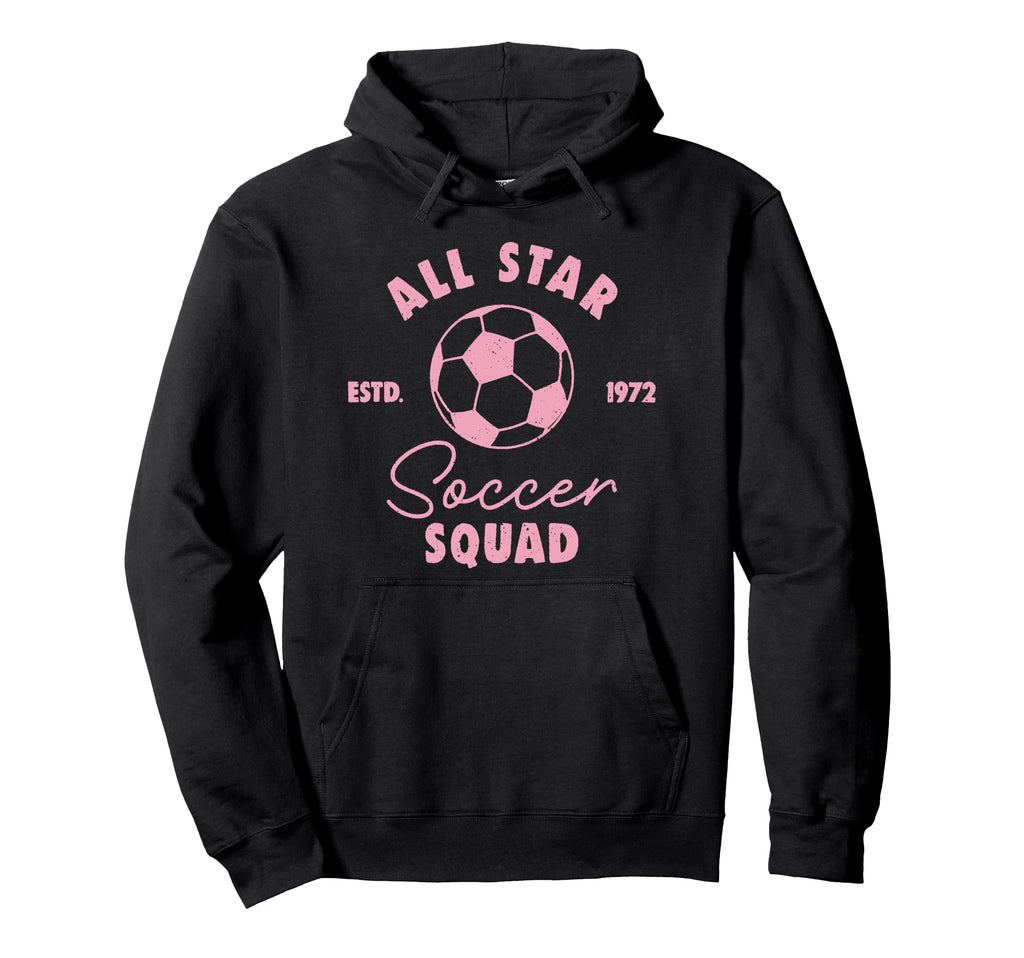 Trendy All Star Soccer Squad Est 1972 Hoodie - Unique Graphic Men Women - T-Shirt, Sweatshirt, Hoodie