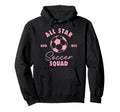 Trendy All Star Soccer Squad Est 1972 Hoodie - Unique Graphic Men Women - T-Shirt, Sweatshirt, Hoodie