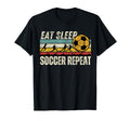 Eat Sleep Soccer Repeat Lover T-Shirt - Custom Art Print Unisex - T-Shirt, Sweatshirt, Hoodie