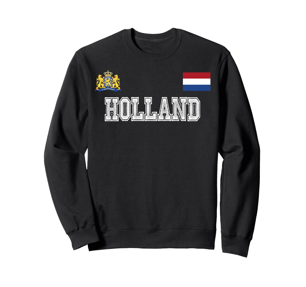 Holland Netherlands Orange Sweatshirt - Minimalist Print for Adults - T-Shirt, Sweatshirt, Hoodie