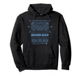 Old School Rap Ghetto Blaster Hoodie - Fun Novelty Design for Adults - T-Shirt, Sweatshirt, Hoodie