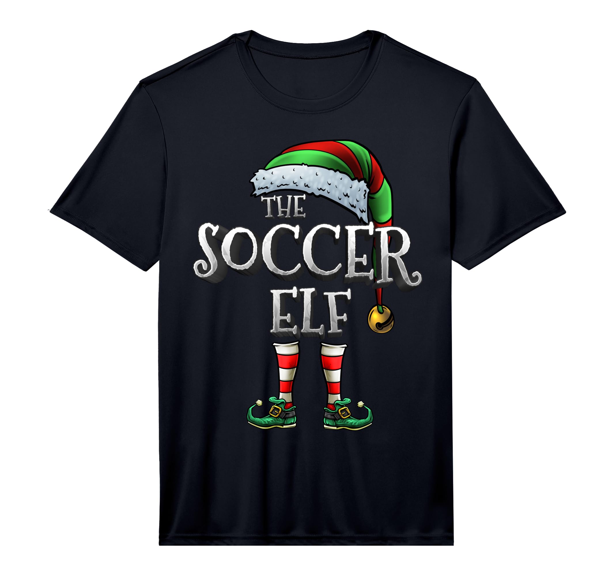 Soccer Elf Matching Family Soccer Elf T-Shirt - Trendy Graphic for Adults - T-Shirt, Sweatshirt, Hoodie