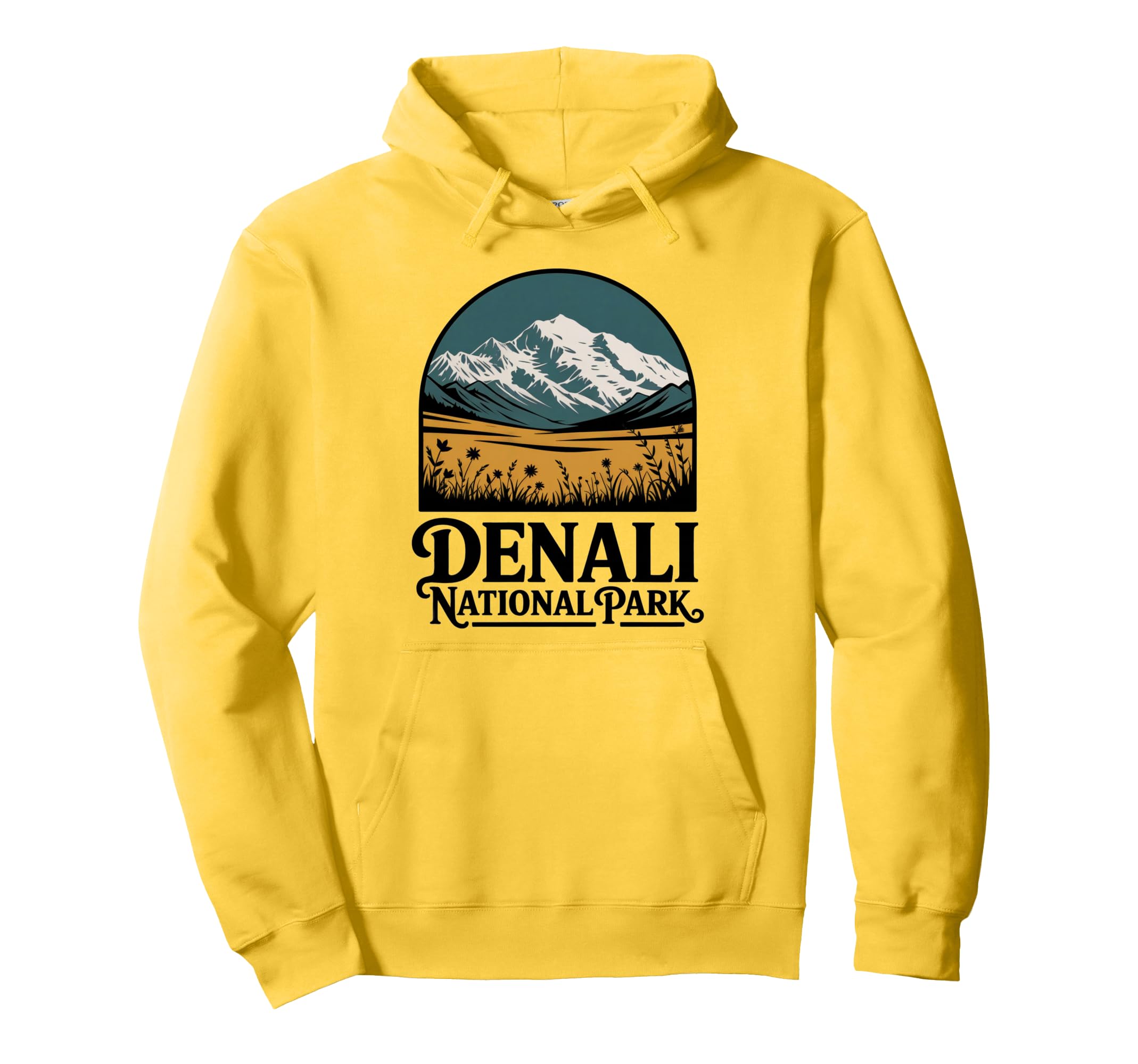 Denali National Park Outdoor Hoodie - Casual Everyday Wear for Adults - T-Shirt, Sweatshirt, Hoodie