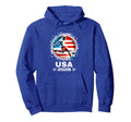 American Flag Soccer Soccer 2028 Hoodie - Custom Art Print for Adults - T-Shirt, Sweatshirt, Hoodie