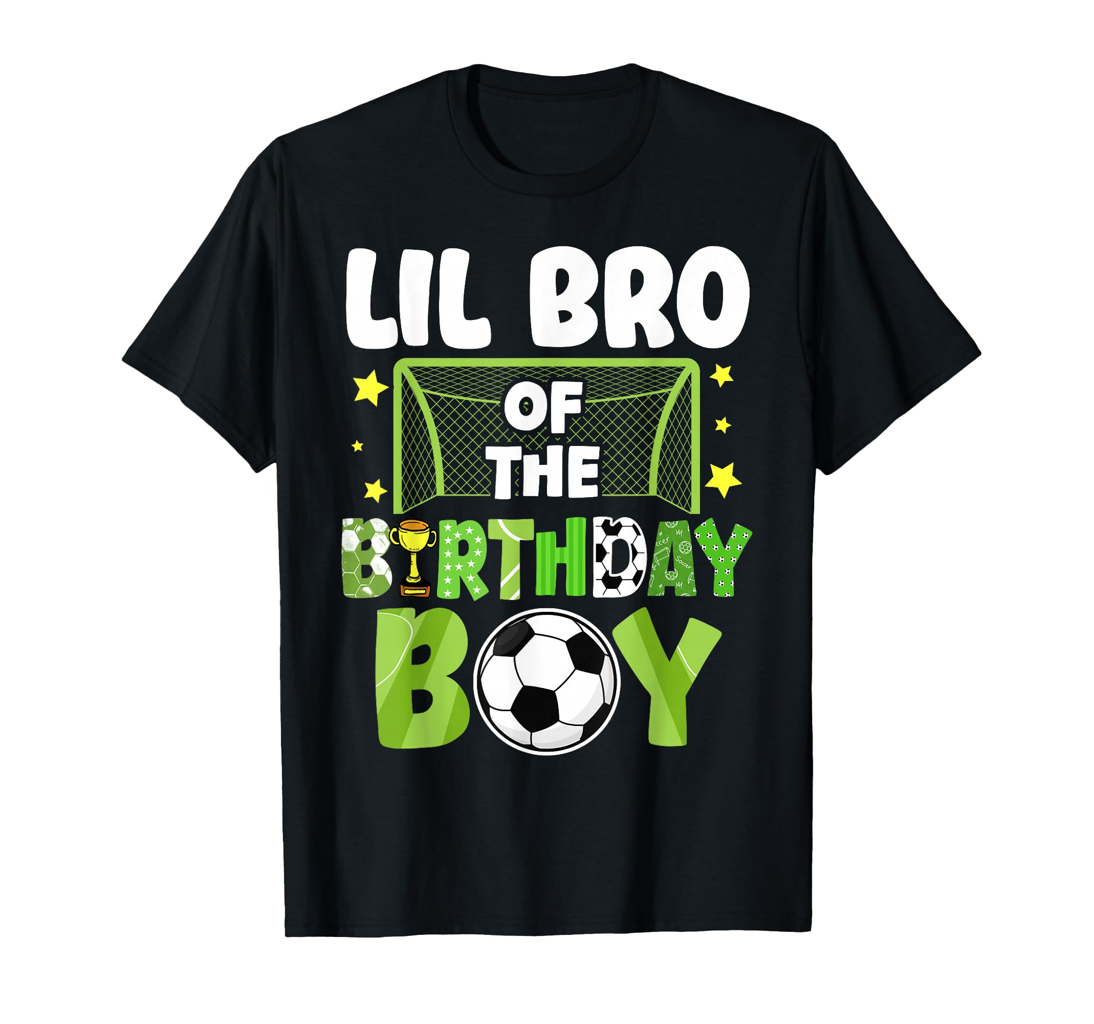 Soccer Lil Bro Birthday Party T-Shirt - Fun Novelty Design for Adults - T-Shirt, Sweatshirt, Hoodie