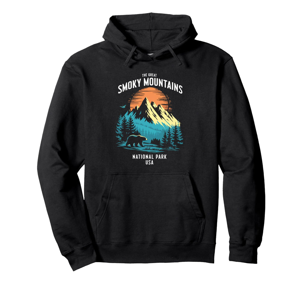 Great Smoky Mountains National Park Hoodie - Graphic Print Men Women - T-Shirt, Sweatshirt, Hoodie