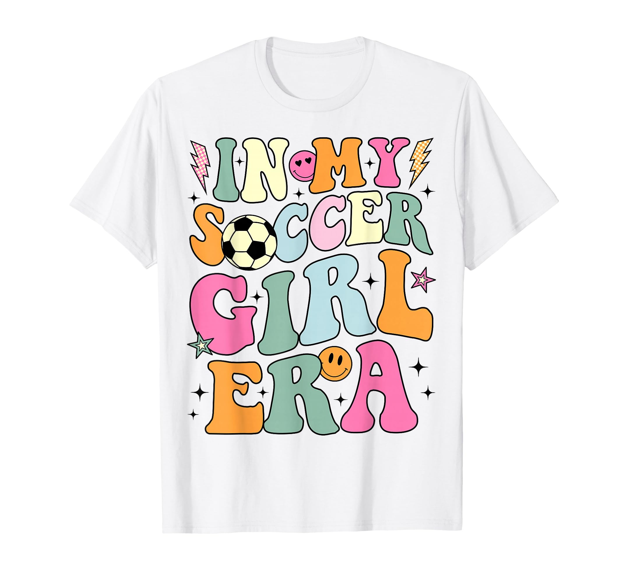 My Soccer Era Groovy Soccer T-Shirt - Aesthetic Graphic Men Women - T-Shirt, Sweatshirt, Hoodie