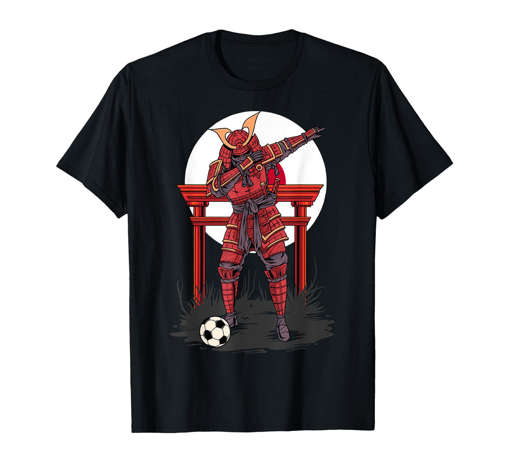 Dabbing Samurai Soccer Dab T-Shirt - Fun Novelty Design for Adults - T-Shirt, Sweatshirt, Hoodie