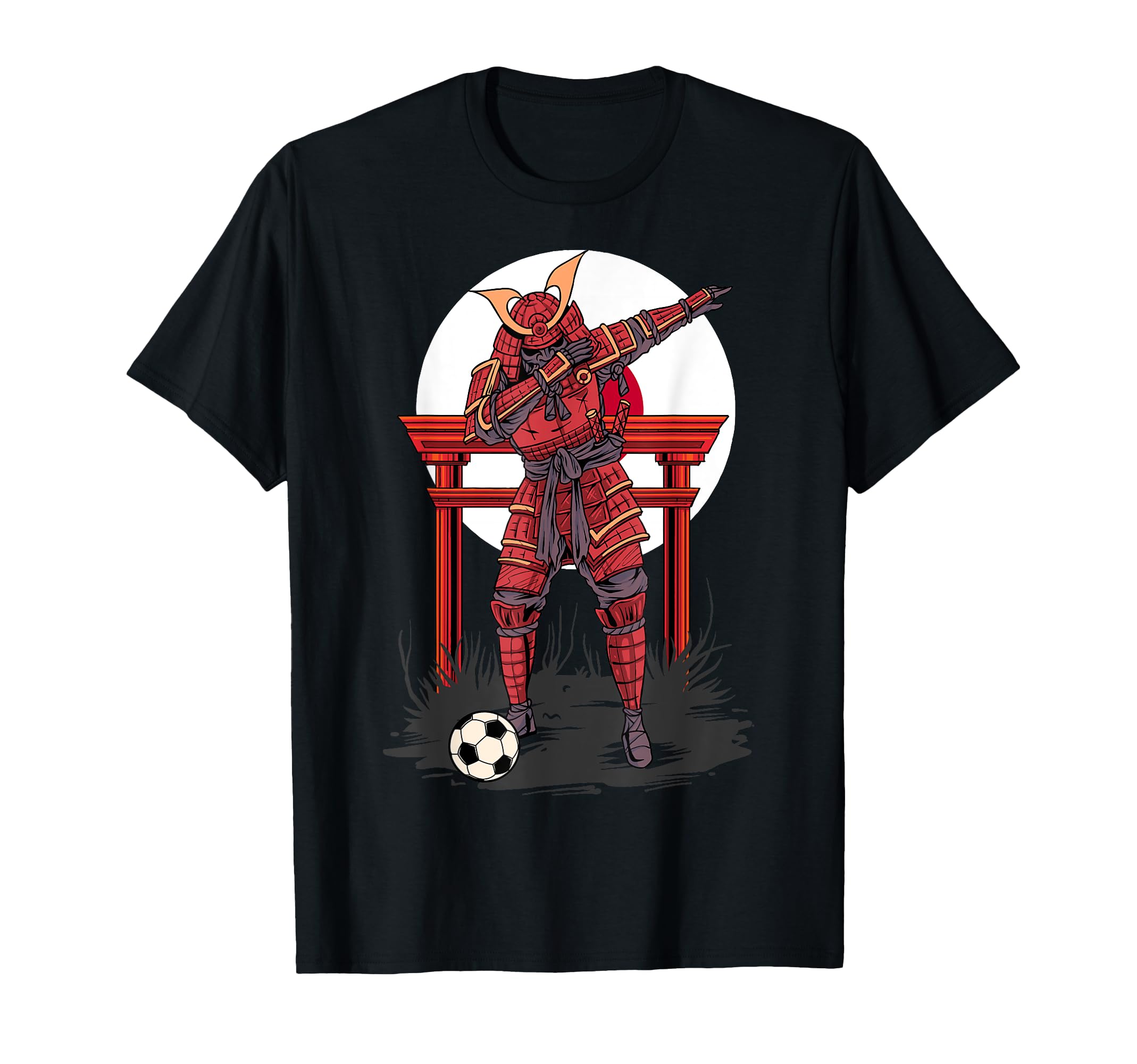 Dabbing Samurai Soccer Dab T-Shirt - Fun Novelty Design for Adults - T-Shirt, Sweatshirt, Hoodie