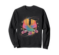 Roller Skate Vibes 80S Colorful Sweatshirt - Aesthetic Graphic Men Women - T-Shirt, Sweatshirt, Hoodie