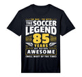 Mens 85Th Birthday Soccer Player 85 T-Shirt - Minimalist Print Unisex - T-Shirt, Sweatshirt, Hoodie