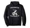 Roller Skating Disco Derby Skates Hoodie - Fun Novelty Design for Adults - T-Shirt, Sweatshirt, Hoodie