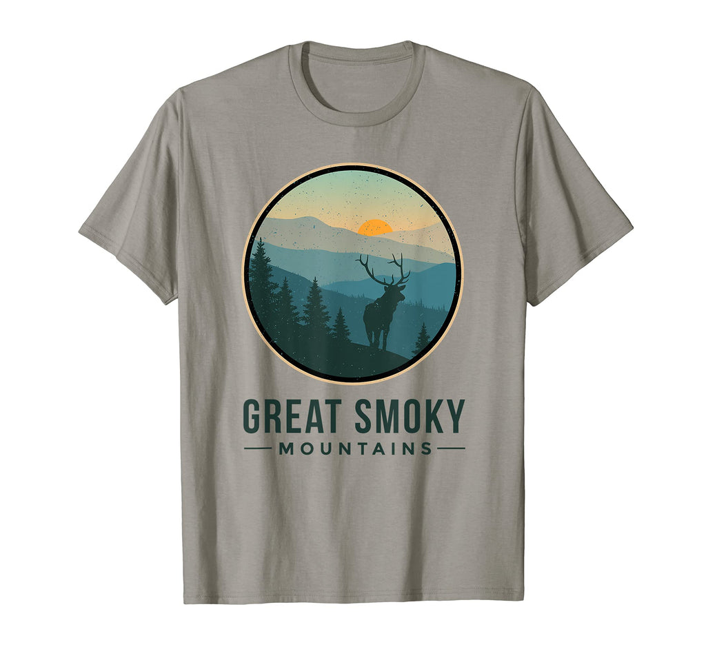 Great Smoky Mountains National Park Deer T-Shirt - Minimalist Print Unisex - T-Shirt, Sweatshirt, Hoodie
