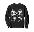 Elegant Soccer Coquette Bow Football Sweatshirt - Trendy Graphic Unisex - T-Shirt, Sweatshirt, Hoodie