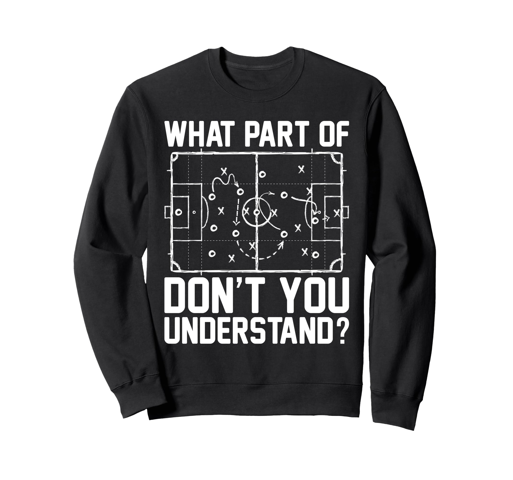 Funny Soccer What Part Dont You Sweatshirt - Graphic Print Men Women - T-Shirt, Sweatshirt, Hoodie