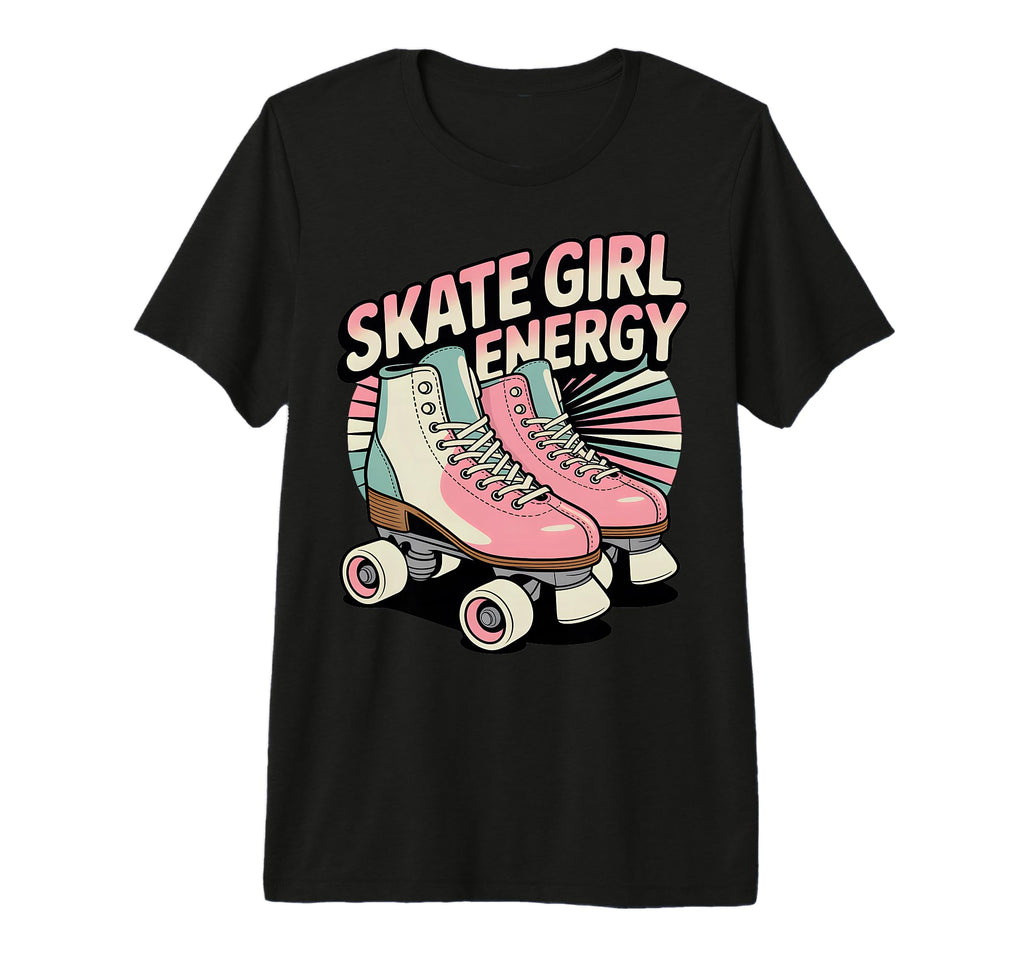 Skate Energy Roller Skating Tri Blend T-Shirt - Trendy Graphic Men Women - T-Shirt, Sweatshirt, Hoodie