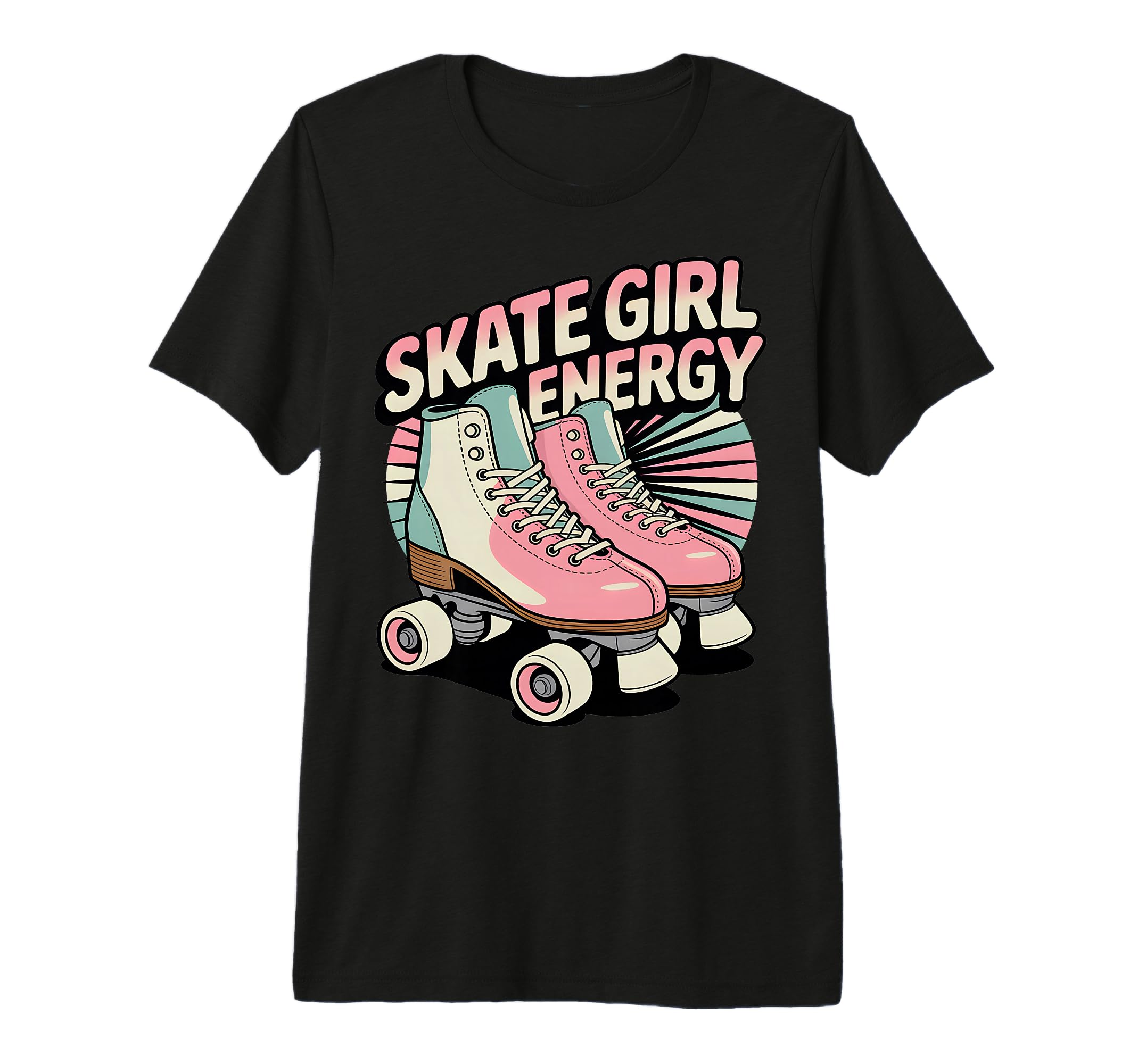 Skate Energy Roller Skating Tri Blend T-Shirt - Trendy Graphic Men Women - T-Shirt, Sweatshirt, Hoodie