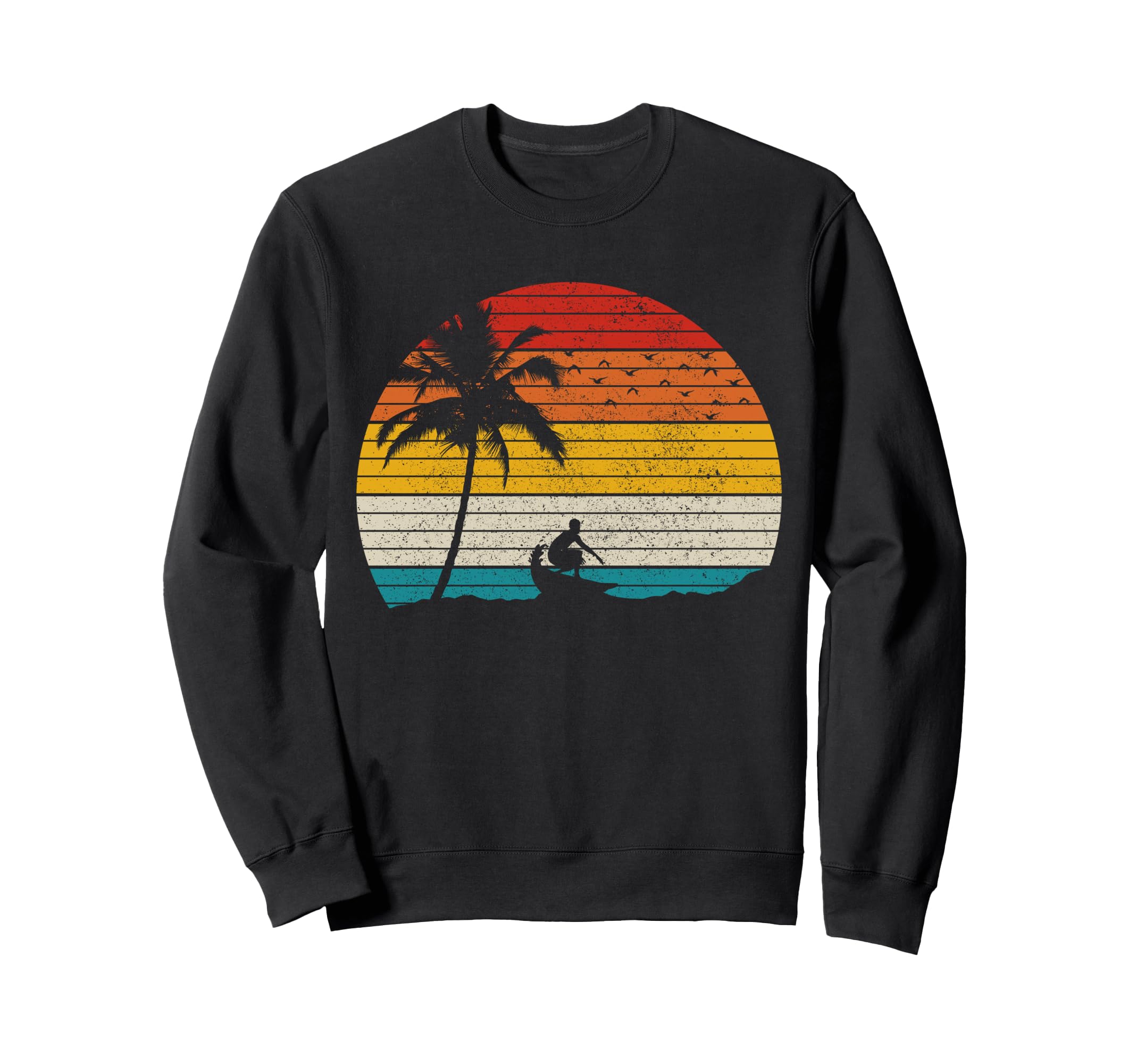 Surfer Surfing Beach Surf Sweatshirt - Fun Novelty Design Men Women - T-Shirt, Sweatshirt, Hoodie