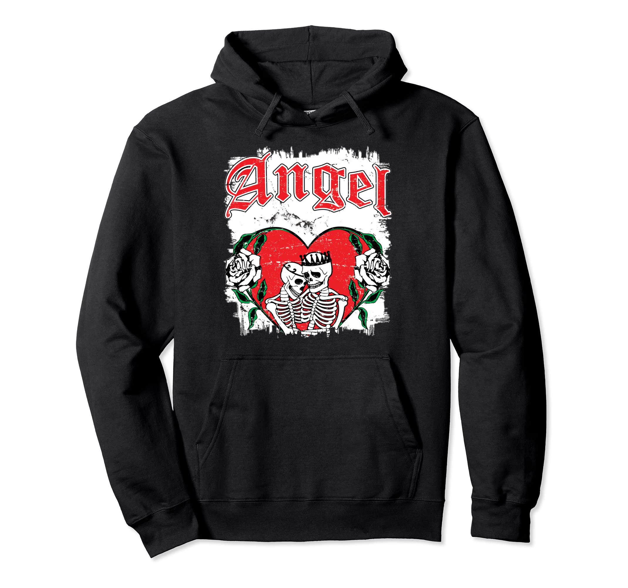 Death Angel 90S Grunge Fairycore Skeletons Hoodie - Graphic Print Unisex - T-Shirt, Sweatshirt, Hoodie
