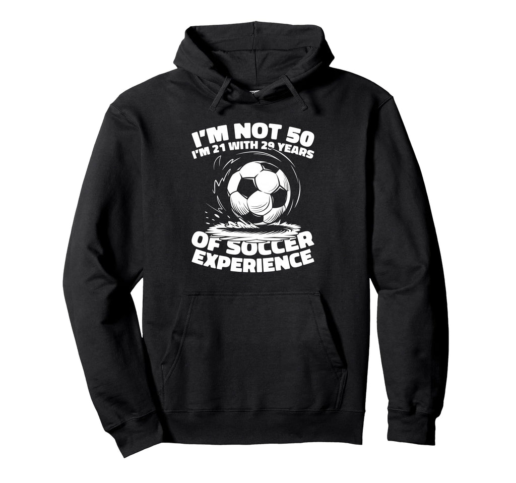 50 Years Old Sports Player Team Soccer Hoodie - Custom Art Print Men Women - T-Shirt, Sweatshirt, Hoodie
