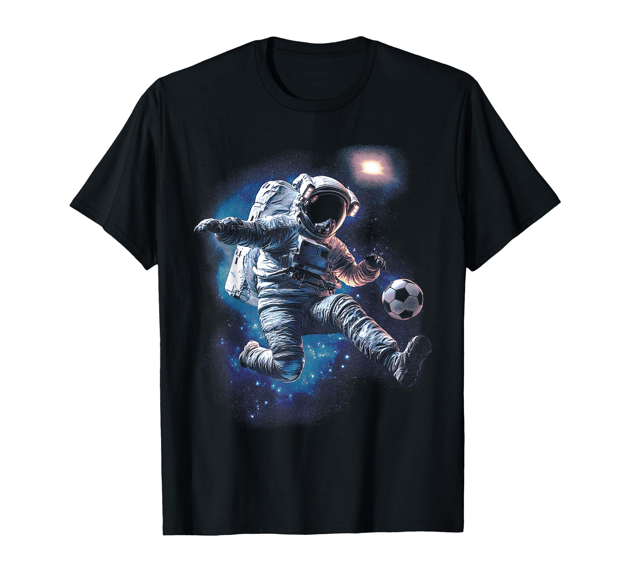 Astronaut Soccer Ball Sport Lover T-Shirt - Unique Graphic for Adults - T-Shirt, Sweatshirt, Hoodie