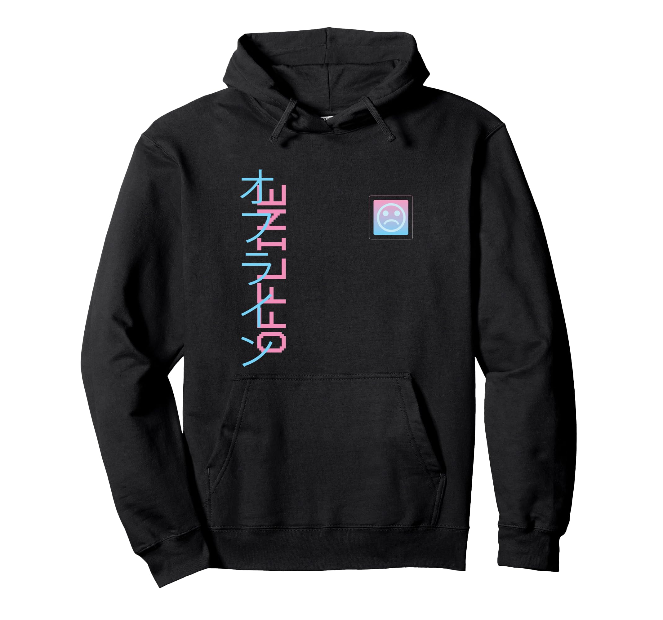 Japanese Offline Sad Aesthetic Hoodie - Streetwear Style Unisex - T-Shirt, Sweatshirt, Hoodie