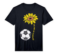 You Are My Sunshine Sunflower Soccer T-Shirt - Graphic Print for Adults - T-Shirt, Sweatshirt, Hoodie