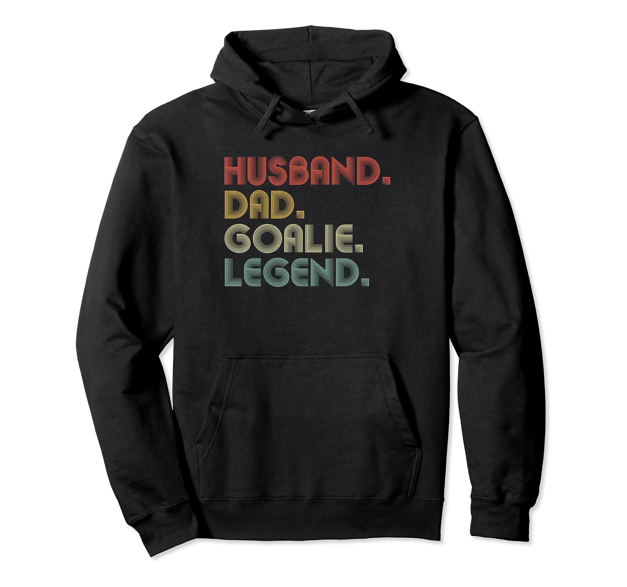 Husband Dad Goalie Funny Goalkeeper Hoodie - Custom Art Print Unisex - T-Shirt, Sweatshirt, Hoodie