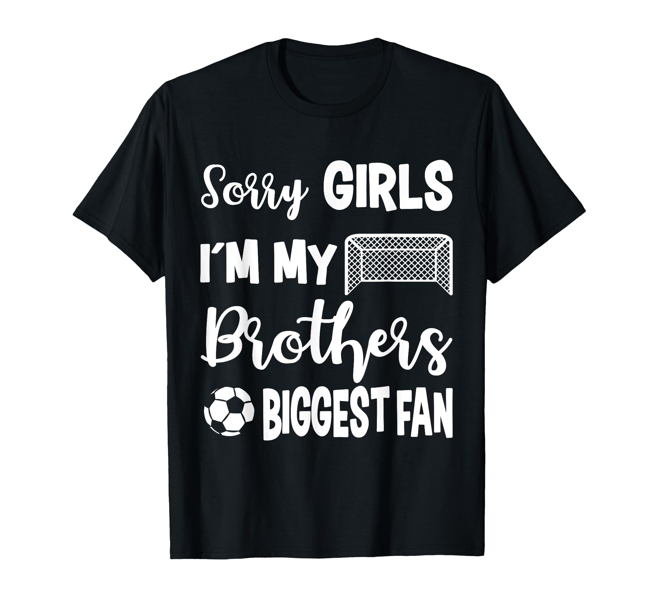Soccer Sister Biggest Fan Little T-Shirt - Casual Everyday Wear Unisex - T-Shirt, Sweatshirt, Hoodie
