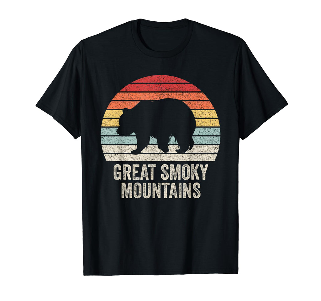 Great Smoky Mountains National Park Bear T-Shirt - Graphic Print for Adults - T-Shirt, Sweatshirt, Hoodie