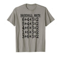 6 4 3 2 Baseball Math Softball Game T-Shirt - Novelty Apparel for Adults - T-Shirt, Sweatshirt, Hoodie