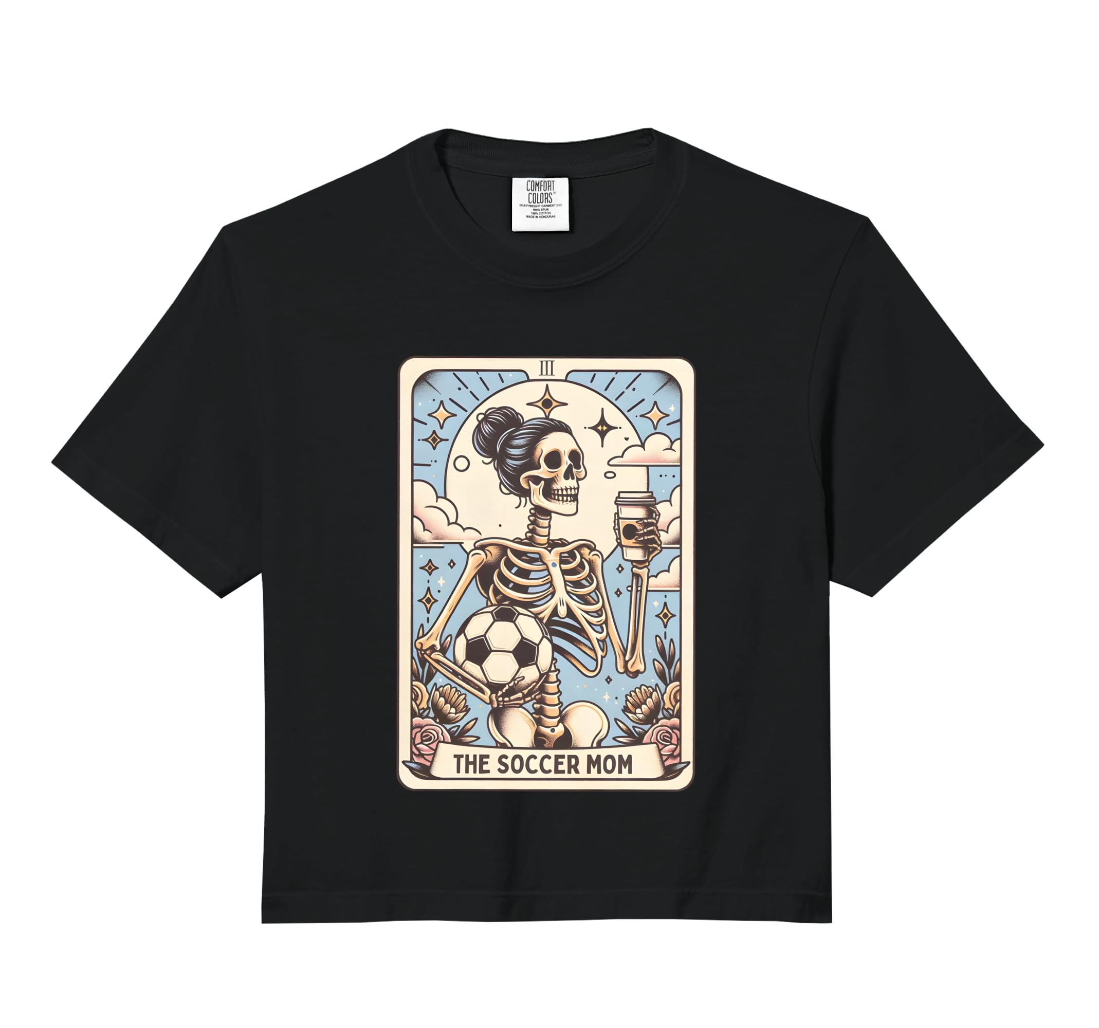 Soccer Mom Tarot Card Skeleton Sweatshirt - Aesthetic Graphic for Adults - T-Shirt, Sweatshirt, Hoodie