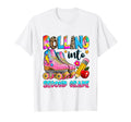 Rolling Into Second Grade Roller T-Shirt - Minimalist Print for Adults - T-Shirt, Sweatshirt, Hoodie
