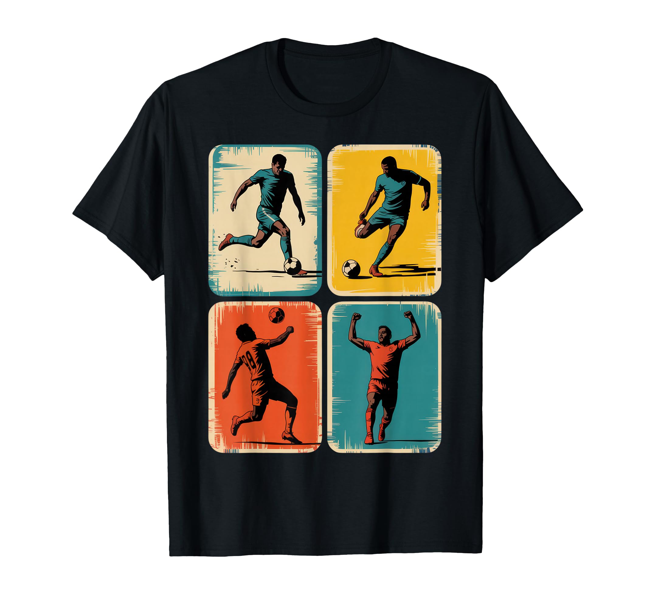 Soccer Art Sports Enthusiasts And Fans T-Shirt - Custom Art Print Men Women - T-Shirt, Sweatshirt, Hoodie