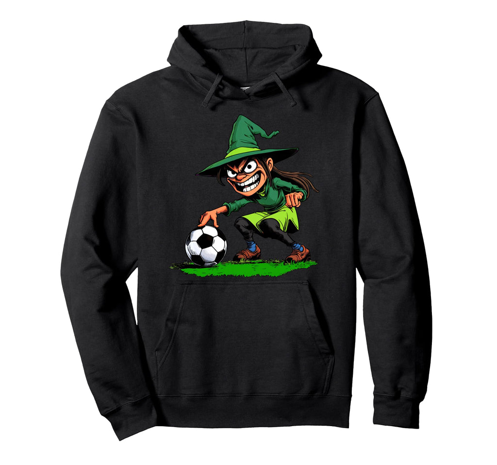 Witch Footballer Hoodie - Novelty Apparel for Adults - T-Shirt, Sweatshirt, Hoodie
