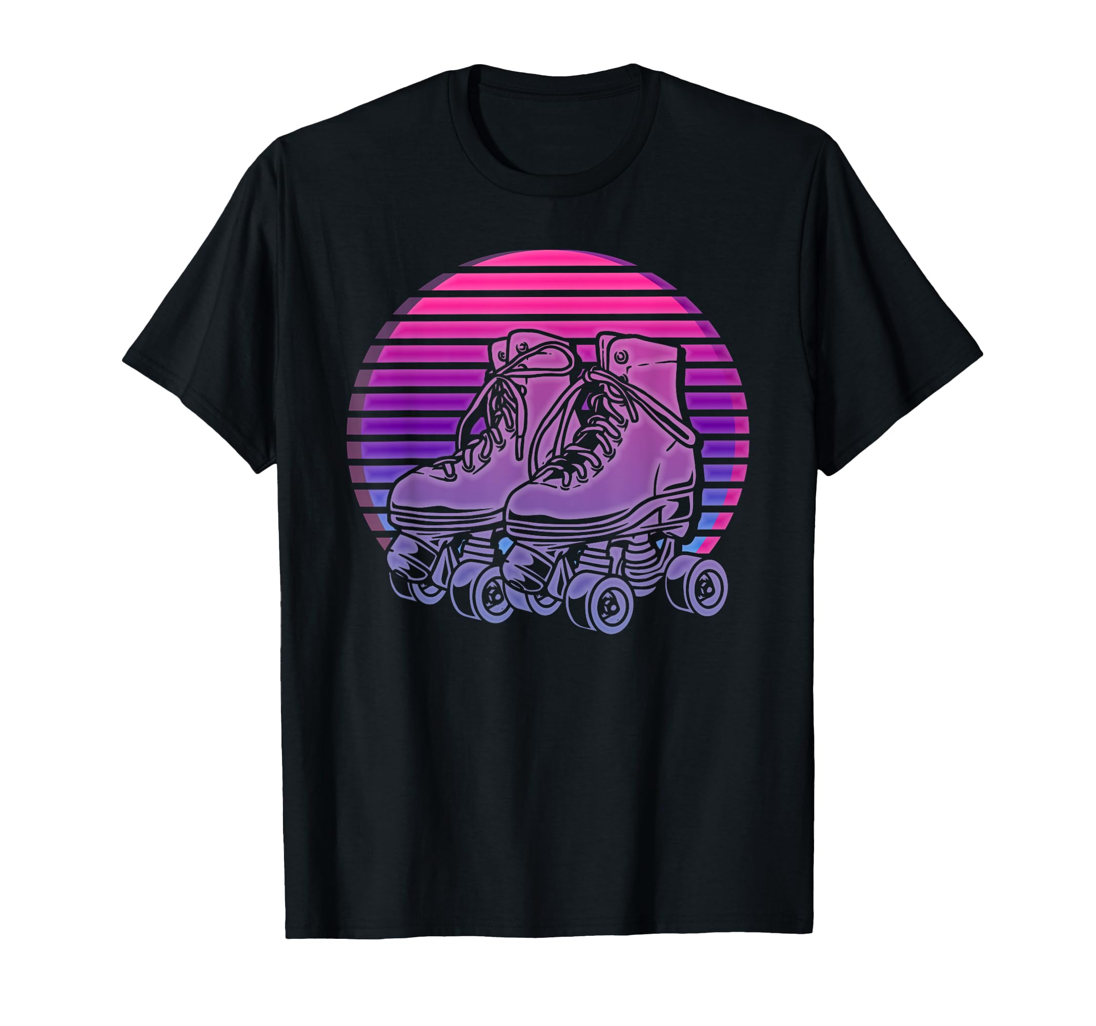 Roller Skates Vaporwave 80S Disco 70S T-Shirt - Fun Novelty Design Unisex - T-Shirt, Sweatshirt, Hoodie