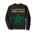 Morocco Flag Soccer Kingdom Sweatshirt - Fun Novelty Design Men Women - T-Shirt, Sweatshirt, Hoodie