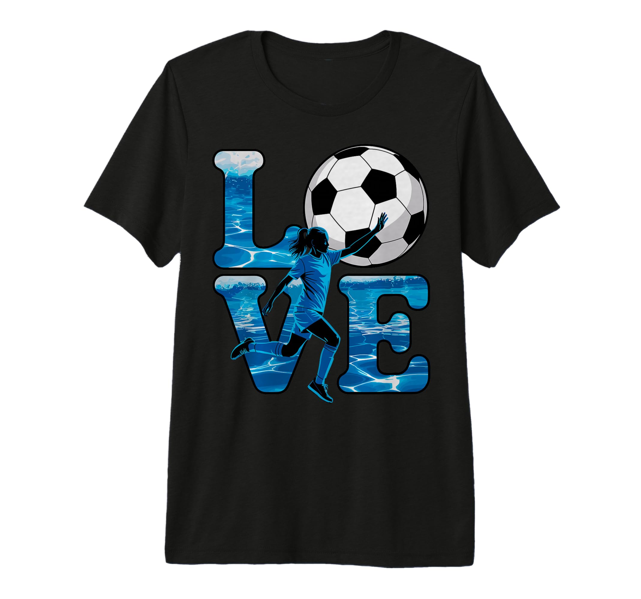 I Love Soccer Goalie Player Fan Game T-Shirt - Streetwear Style for Adults - T-Shirt, Sweatshirt, Hoodie