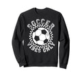 Groovy Soccer Womens Soccer Sweatshirt - Casual Everyday Wear Unisex - T-Shirt, Sweatshirt, Hoodie