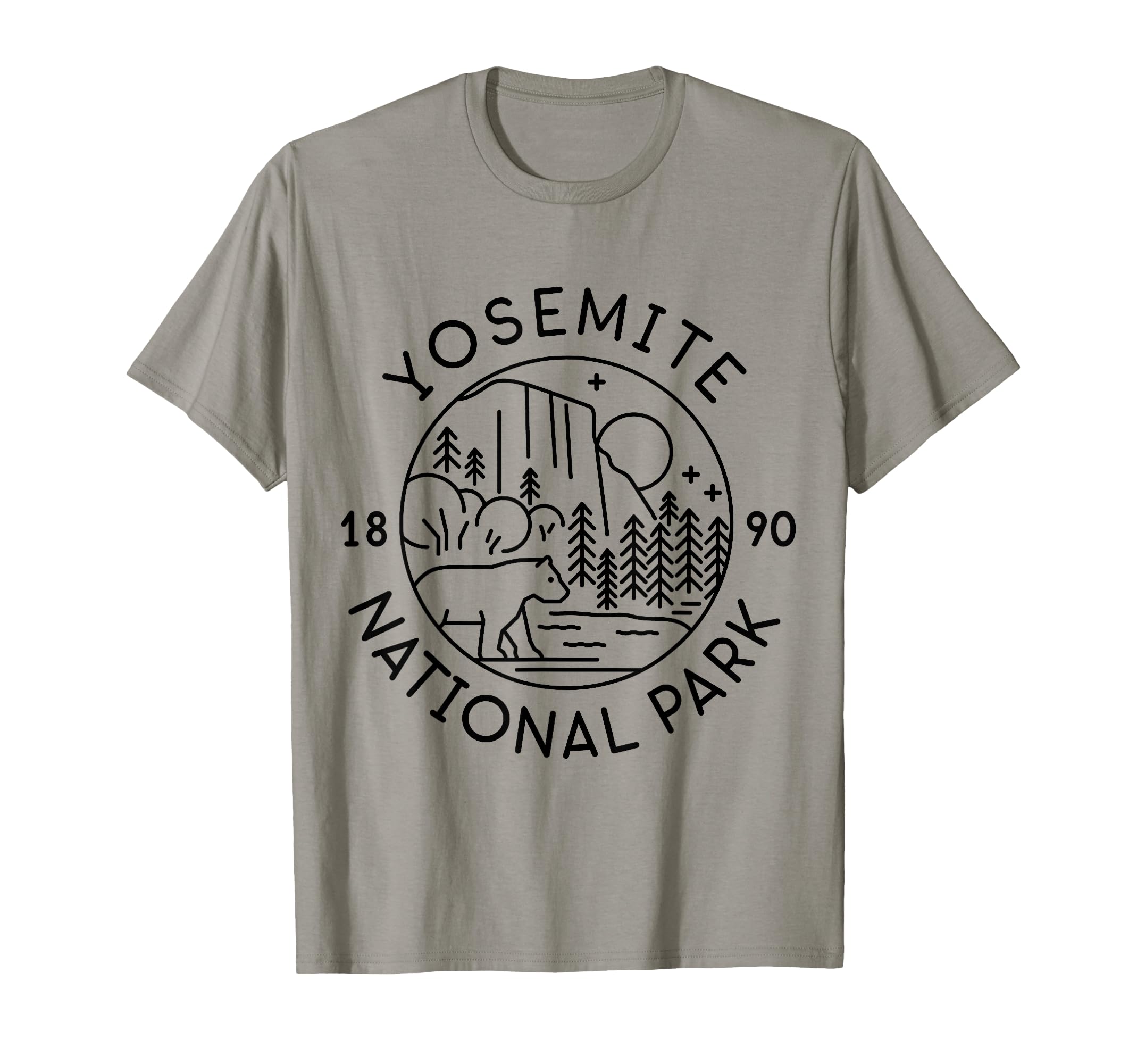 Yosemite National Park 1890 California T-Shirt - Unique Graphic Men Women - T-Shirt, Sweatshirt, Hoodie