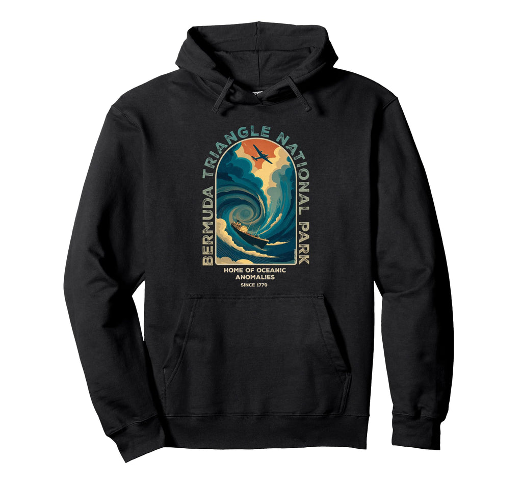 Bermuda Triangle National Park Home Oceanic Hoodie - Unique Graphic Unisex - T-Shirt, Sweatshirt, Hoodie