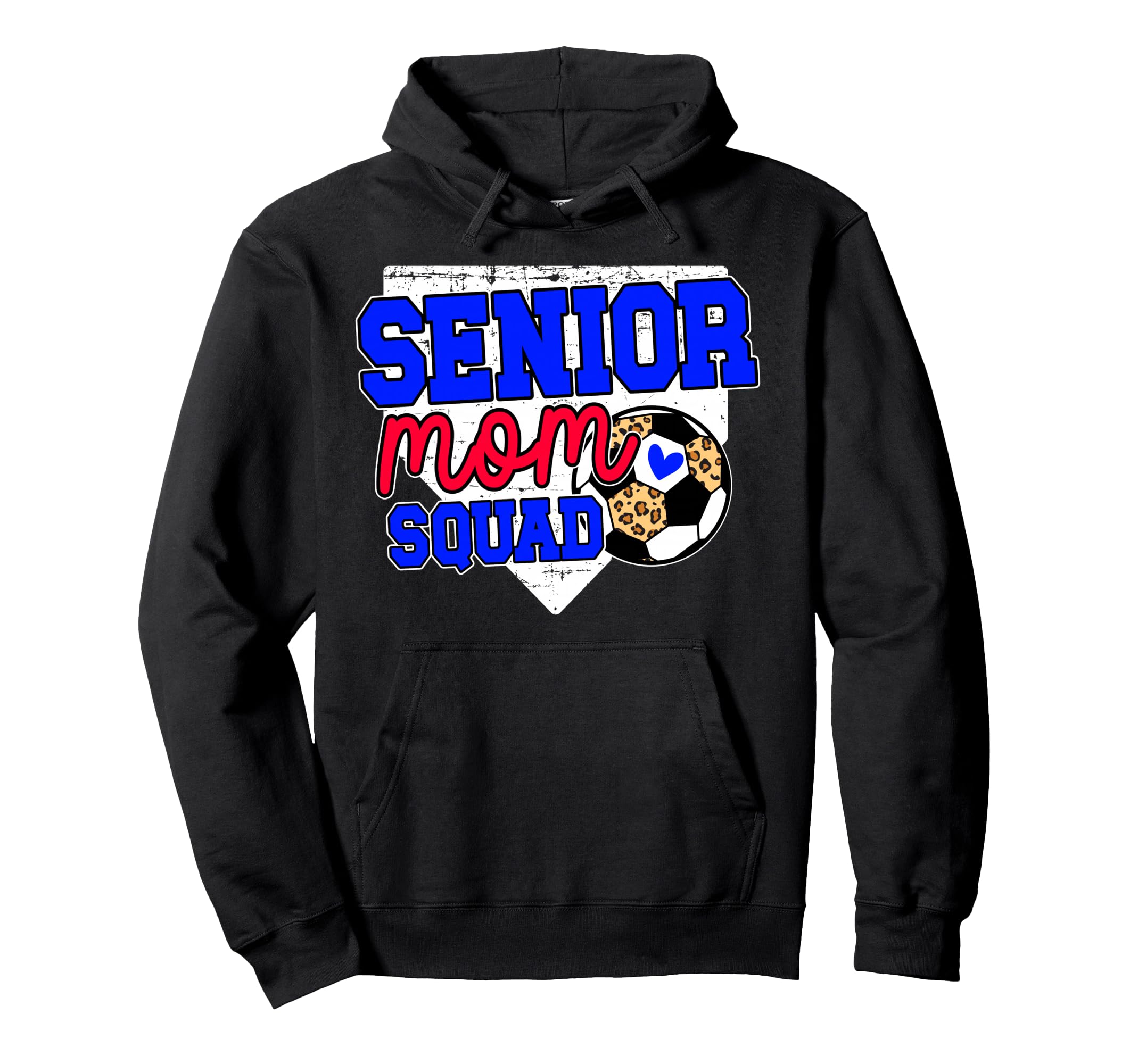 Soccer Senior Mom Squad Soccer Player Hoodie - Minimalist Print Unisex - T-Shirt, Sweatshirt, Hoodie