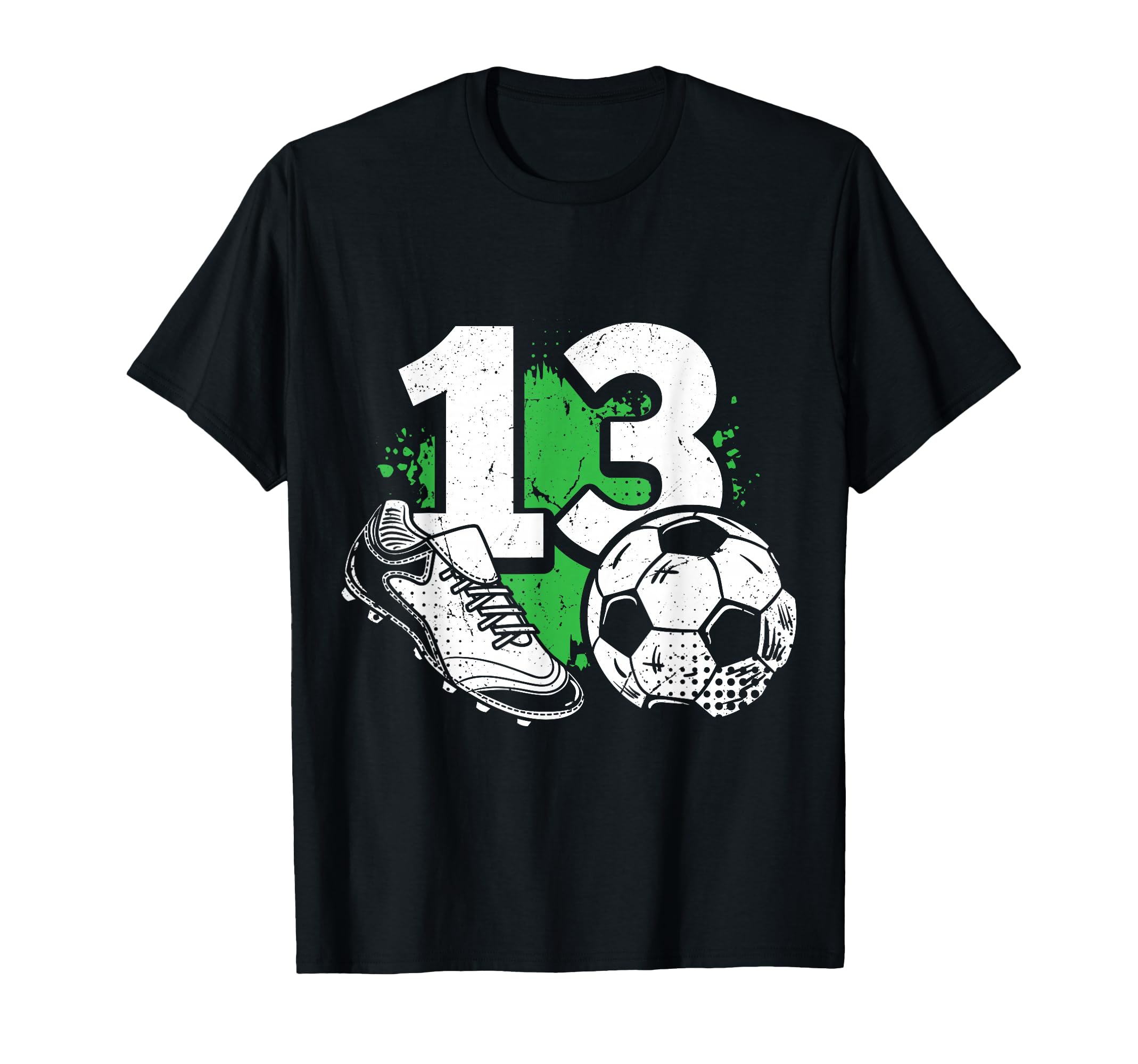 13Th Birthday Soccer Player Football 13 T-Shirt - Unique Graphic Men Women - T-Shirt, Sweatshirt, Hoodie
