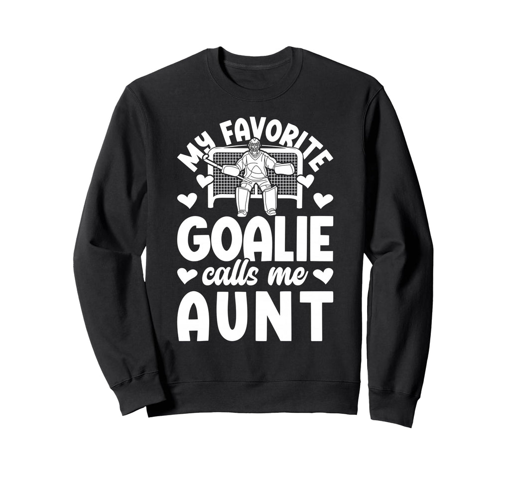 Proud Field Hockey Goalie Aunt Sweatshirt - Custom Art Print Men Women - T-Shirt, Sweatshirt, Hoodie