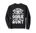 Proud Field Hockey Goalie Aunt Sweatshirt - Custom Art Print Men Women - T-Shirt, Sweatshirt, Hoodie